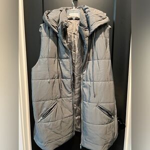 Chic Soul Seasons Change Vest- Charcoal 2X. NWOT